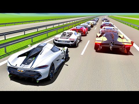 Koengisegg Jesko Absolut vs Fastest Hypercars - Autobahn