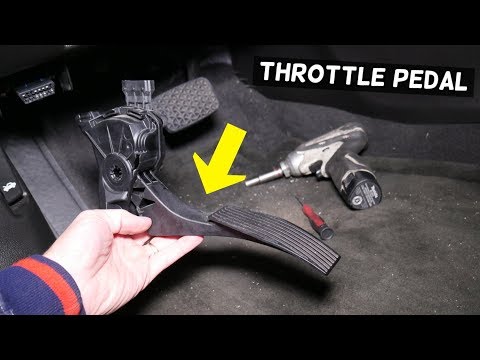 HOW TO REPLACE THROTTLE PEDAL, ACCELERATOR ON CHEVY, CHEVROLET, BUICK, GMC, CADILLAC