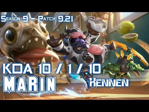 MaRin KENNEN vs LUCIAN Top - Patch 9.21 KR Ranked