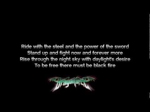 Dragonforce Black Fire Lyrics On Screen Hd