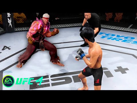 UFC4 Bruce Lee vs Evil Ryu Street Fighter EA Sports UFC 4 PS5