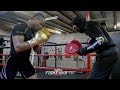 SHAWN PORTER'S FULL MEDIA WORKOUT FOR ERROL SPENCE | SHOWS OFF WAYS HE WILL COUNTER SPENCE