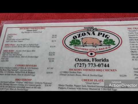 Pulled pork, at the Ozona Pig