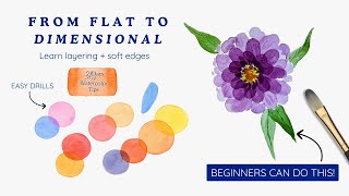 WATERCOLOR LAYERING: A beginners guide how to build layers with watercolor | Watercolor Tips