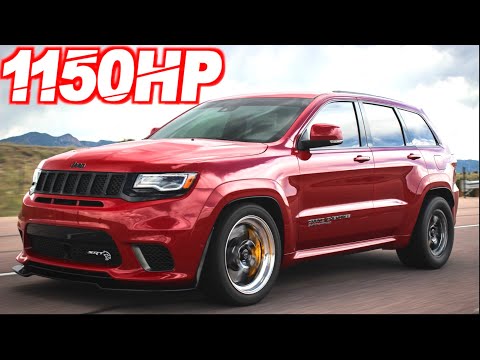 1150HP Jeep Trackhawk "The Nitrous Tank" BRUTAL AWD LAUNCH! (0-60MPH 2.3s)