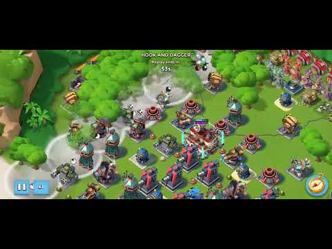 Boom Beach Smokey Warriors against Two Shield Generators (Complex Smokey Warrior Attack Strategy)