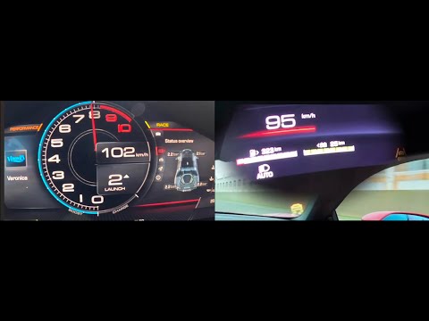 Ferrari 849 Testarossa vs. SF90 0-250 km/h Acceleration Comparison 