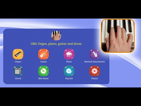 ORG Organ, piano, gitar & drum Video