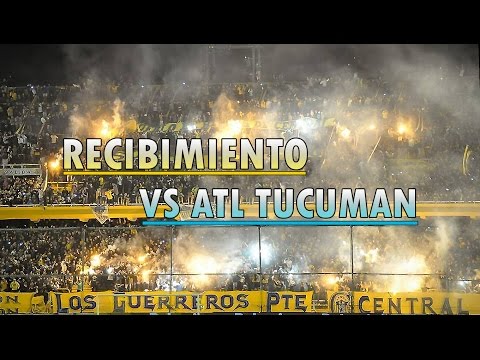 "Recibimiento de Rosario Central vs Atl Tucuman - Fecha 19 - 2017" Barra: Los Guerreros • Club: Rosario Central