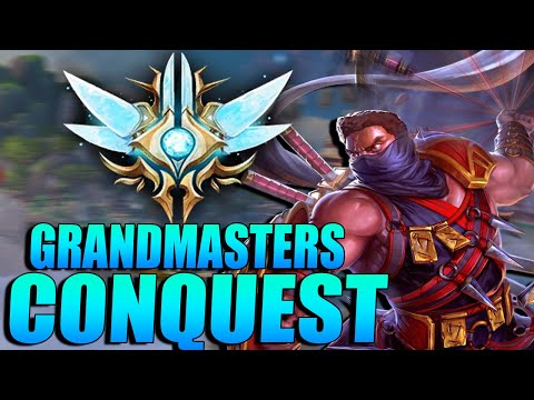 FACING OFF AGAINST A GM CONQUEST PLAYER WITH XBALANQUE! - Masters Ranked Duel - SMITE