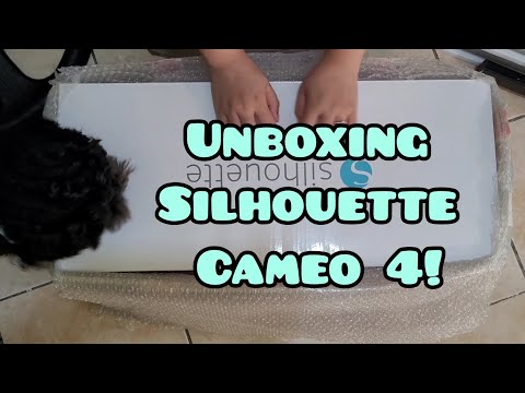 Unboxing Silhouette Cameo 4 - Part 1 | Shop update | Small business