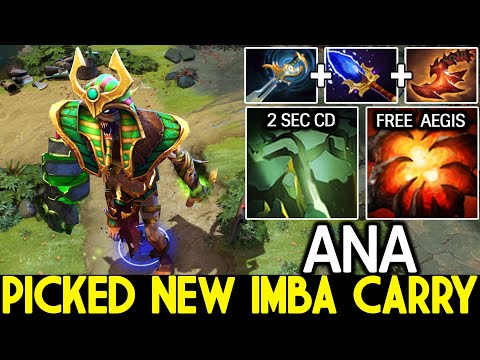 ANA [Undying] Picked New Imba Carry No Mercy 32 Kills Dota 2