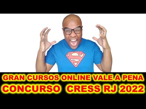 Gran Cursos Online VALE A PENA CONCURSO CRESS RJ 2022 MELHOR MATERIAL ATUALIZADO DISPONÍVEL DOWNLOAD
