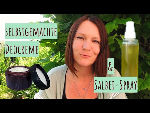 Natürliches Deo selber machen 🌿 Zwei einfache Rezepte: Deo-Creme & Salbei-Spray