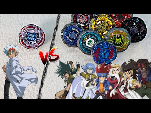 Meteo L-Drago vs Every Team Leader in Metal Masters!!! Beyblade Metal Fight!!!
