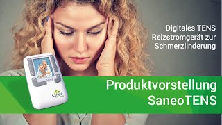 Saneo Produktvorstellung SaneoTENS - TENS Therapie