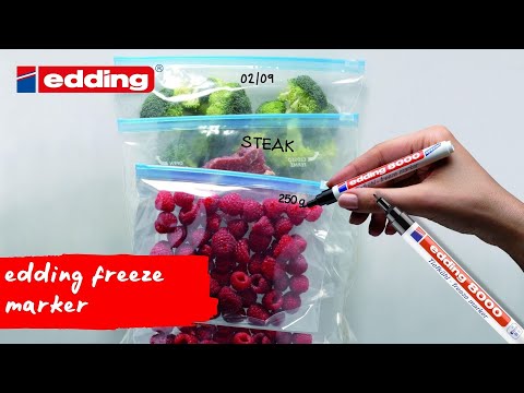 Μαρκαδόρος Κατάψυξης Edding 8000 Freeze Μαύρος