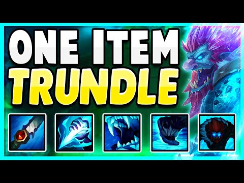TRUNDLE JUNGLE DOESN'T NEED ITEMS *STACKED ON GOLD* | League of Legends Trundle Jungle Full Gameplay