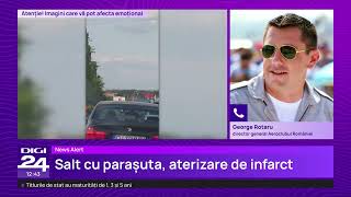 Explicații pentru saltul „ratat” cu parașuta. Greșeala făcută de sportiv