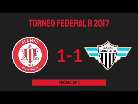 Torneo Federal B 2017 - Fecha N°4  -   Alumni 1-1 Sarmiento (Leones)