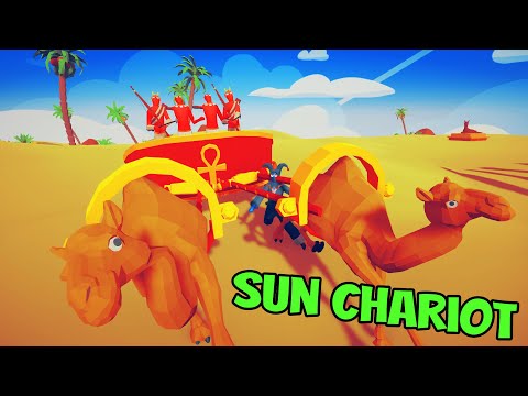 Sun Chariot vs EVERY FACTION - Totally Accurate Battle Simulator TABS Egypt Update