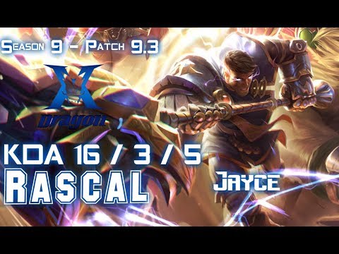 KZ Rascal JAYCE vs JAX Top - Patch 9.3 KR Ranked