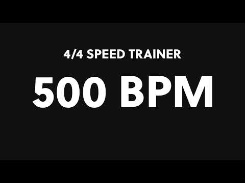 500 BPM – Speed Trainer (4/4 Practice Loop)