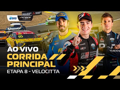 STOCK CAR BRB 2025 AO VIVO | 8ª ETAPA - CORRIDA PRINCIPAL | VELOCITTA - MOGI GUAÇU, SP