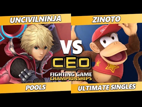 CEO 2021 - Zinoto (Diddy Kong) Vs. Uncivil Ninja (Shulk) SSBU Ultimate Tournament