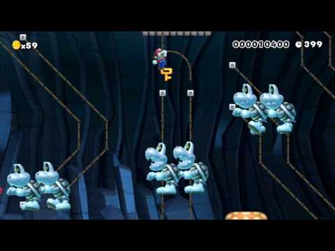 巨大ガイコツリフトの洞窟　Big bones cave by ケイノスケ - SUPER MARIO MAKER - No Commentary 1AI