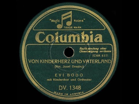 Evi Bodo "Von Kinderherz und Vaterland" Wien 1937
