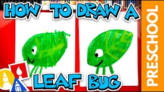 Drawing A Walking Leaf Using Shapes - Preschool