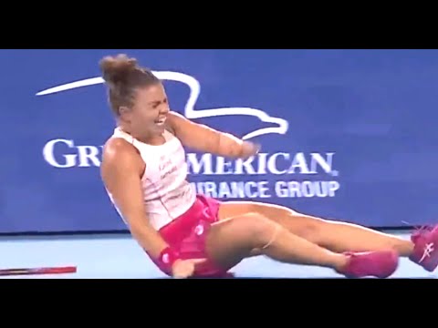 JASMINE PAOLINI'S NASTY FALL IN CINCINNATI | AUGUST 15, 2025 VS COCO GAUFF