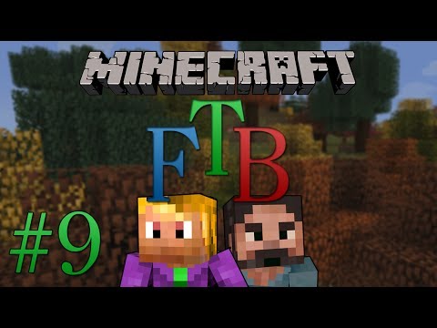 #9 Minecraft Feed The Beast - Mining Turtle!