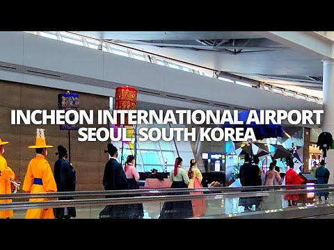 Explorando o Aeroporto Internacional de Incheon na Coreia do Sul Excursão a pé #incheon #seoul #incheonairport