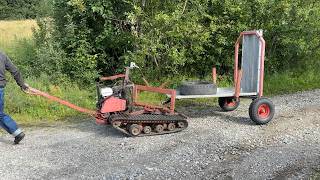 J&auml;rnh&auml;st/ &auml;lgdragare EMT-TRACK med vinsch forwarder | Image 4 - Agroline