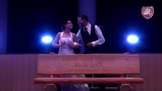 preview picture of video 'Hochzeit ♥ Heiraten in der Mehrzweckhalle in Münster Kanton Wallis - Hochzeits DJ Benz'