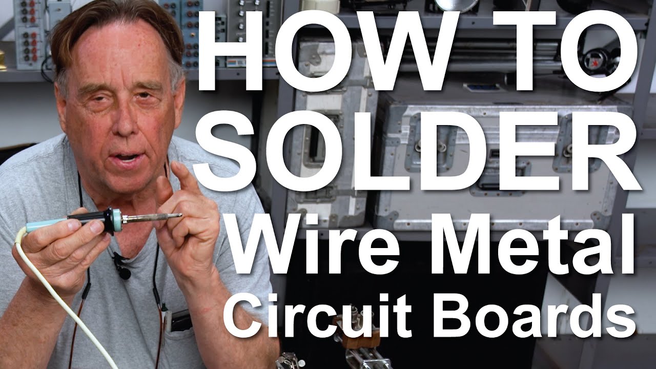 How To Solder Wires Together Soldering Circuit Boards Solder Tutorial Beginners Soldering Metals