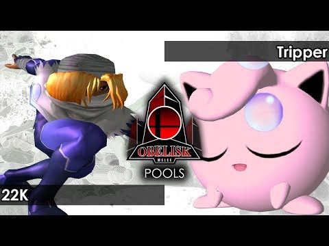 Melee: 22K (Sheik) V Tripper (Jigglypuff/Marth) - Obelisk 77 Tournament SSBM