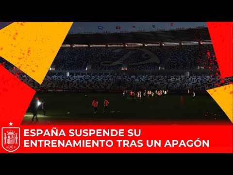 España suspende su entrenamiento en Tiflis tras un apagón en el Dinamo Arena