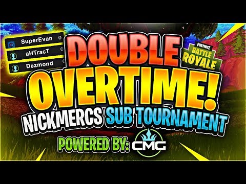 $5,000 NICKMERCS SUBSCRIBER TOURNAMENT FINALS (Fortnite Battle Royale)