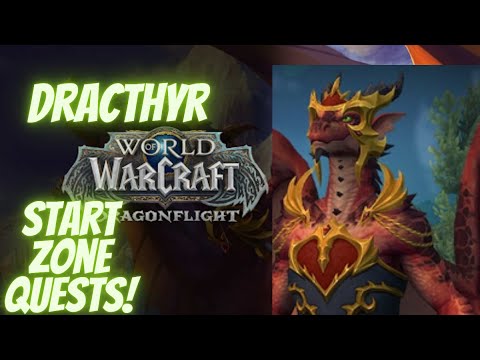 Evoker Dragonflight  Pre patch full starting zone tutorial with cinematic no skips