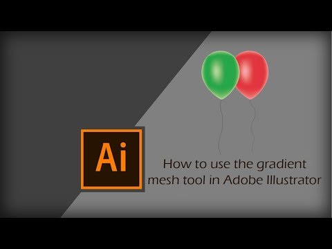 How to use the Gradient Mesh tool in Adobe Illustrator | Illustrator Tutorial