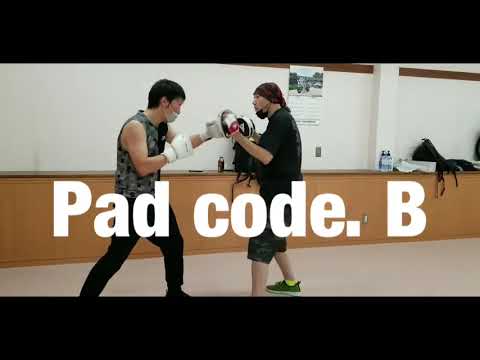 PAD ART (ミット打ちチュートリアル）　ミットコード #2　B