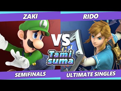 TAMISUMA 210 Semifinals - OGATOU (Luigi) Vs. Rido (Link) Smash Ultimate SSBU