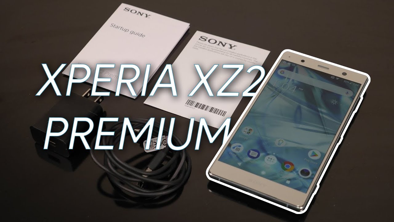 Sony Xperia XZ2 Premium unboxing