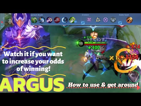 【MLBB】Teaches you how Argos, with a 70% win rate, stands and what he thinks about during a match!