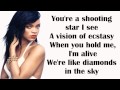 Rihanna- Diamonds Lyrics Video 