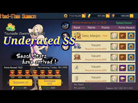 25k gold gacha Tsunade Swimsuit❤️ King Of Ninjutsu #kingofninjutsu