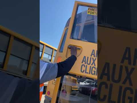 RDS Ronde de sécurité sur autobus scolaire. TRANSCO.